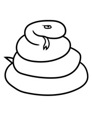 scheiße schlange haufen häufchen klein lustig verwechseln spaß comic cartoon clipart design ekelig tarnen kacke