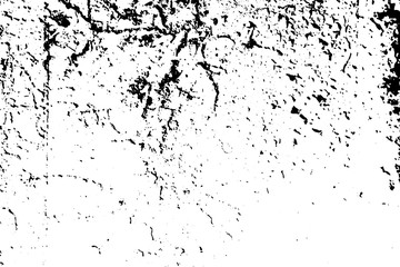 Grunge black and white texture background (Vector). Use for decoration, aging or old layer