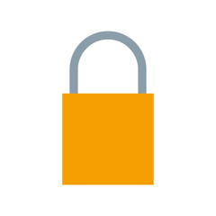 Padlock icon. Security concept. Vector illustration.