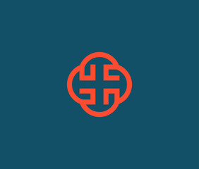 Medical Logo Icon Premium Minimal emblem design template