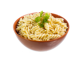 pasta isolated on white