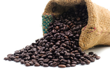 Coffee Bean with white background