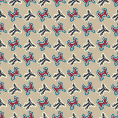 Graffiti abstract seamless pattern grunge effect illustration