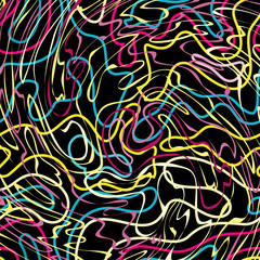 Graffiti abstract seamless pattern grunge effect illustration