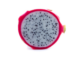 Dragon fruit isolated on white background