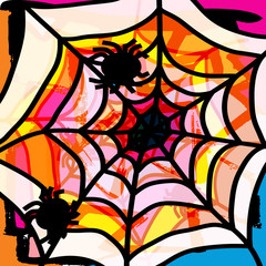 abstract color pattern in graffiti style Quality illustration for your design