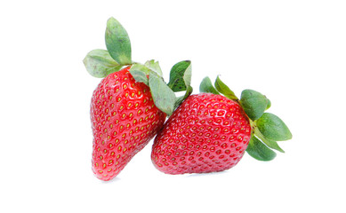 strawberry isolated on white