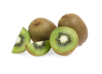 kiwi fruit isolated on white background