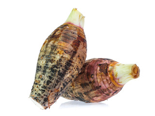 taro isolated on white background