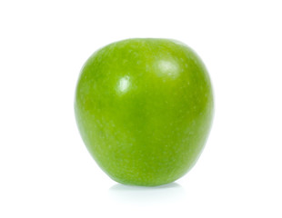 Green apple, isolated on white background