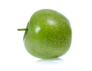 Green apple, isolated on white background