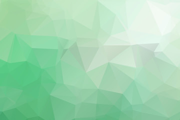 Obraz premium Light Green vector polygon abstract backdrop. Polygonal abstract vector with gradient. Textured pattern for your backgrounds