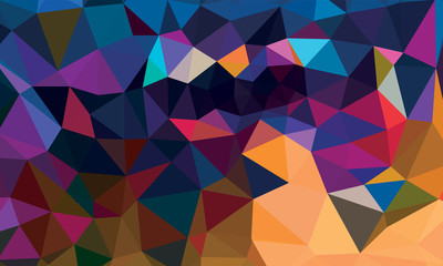Obraz premium Abstract multicolor full Color rainbow background. Vector polygonal design illustrator
