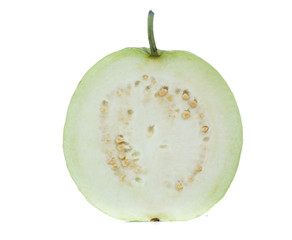 Guava isolated on white background