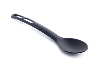 black kitchen utensil collection, isolated on white background