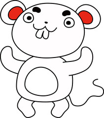 Character of various white rat