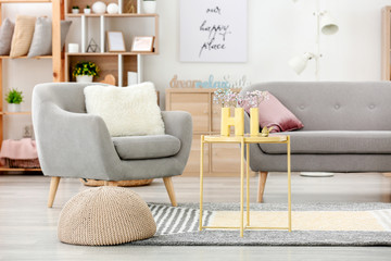 Interior of modern comfortable room