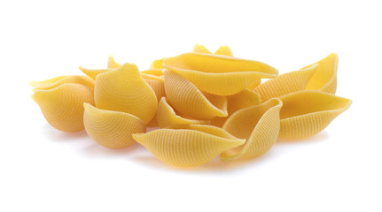 Italian pasta  isolated on white background