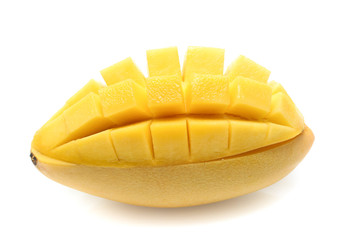 yellow Mango  isolated white background