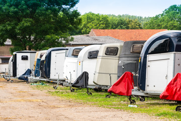 Horse transport boxes. horse trailer