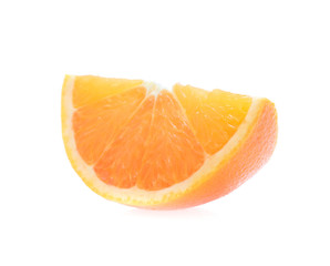 Naklejka na ściany i meble Orange fruit isolated on white background