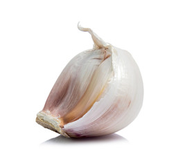 garlic isolated on white background