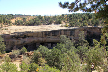 National archaeological park Mesa Verde in Colorado, USA