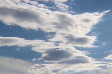 blue sky with clouds