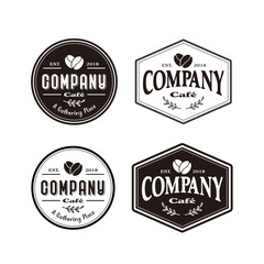 Fototapeta na wymiar Coffee Company Logo, Coffee Cafe Logo