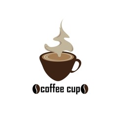 Vintage vector coffee logo and label. Coffee logo template. Caffeine logotype. Retro vintage insignia. Retro coffee badge. Vector illustration