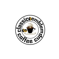 Vintage vector coffee logo and label. Coffee logo template. Caffeine logotype. Retro vintage insignia. Retro coffee badge. Vector illustration