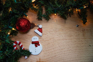 Christmas handmade decorative ornaments for design
