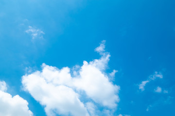 Beautiful blue sky clouds for background.