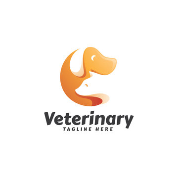 Veterinary Animal Pet Dog and Cat Graphic Icon