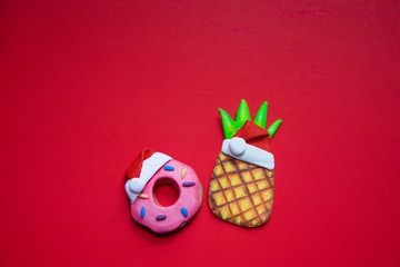 Christmas handmade decorative ornaments for design