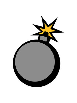 recommend clip art: bombe clipart zünder kugel rund sprengen explosion explodieren anzünden gezündet knaller design tnt nitro