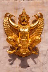 golden statue in thai temple