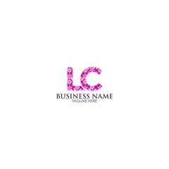 Letter LC Luxury Flower Logo vector