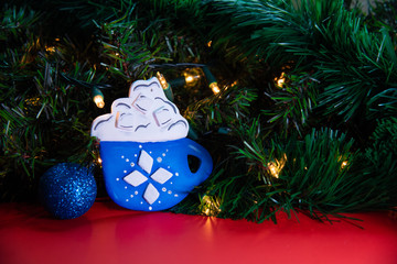 Christmas handmade decorative ornaments for design