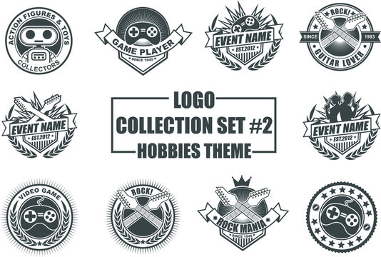 Vector Set Vintage Labels and Icons