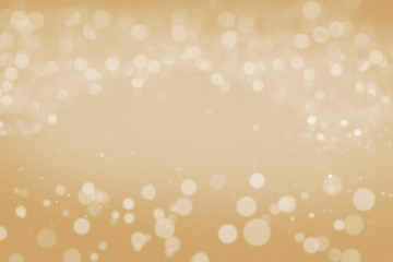 colorful bokeh like shining star on gold background