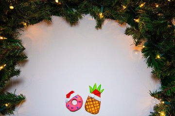 Christmas handmade decorative ornaments for design