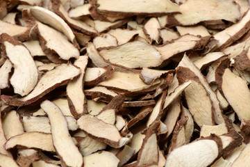 (waisan)Dry yam medicinal herb background