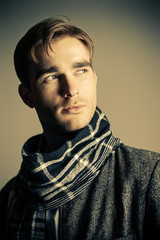 guy with stubble on face