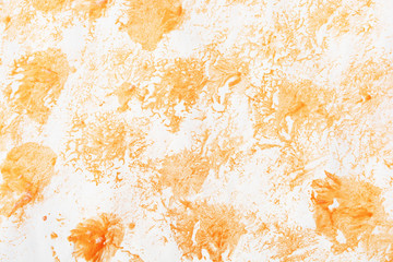 Abstract strokes of watercolor golden paint for background