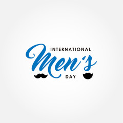 International Men's Day Vector Design Template