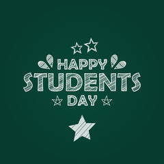 World Students Day Vector Design Template