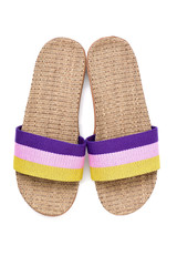 Slippers woven on white background