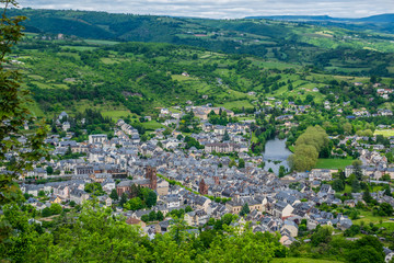 Calmont d'Olt, Aveyron, Occitanie, France.