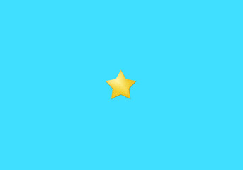 Sparkling cute star mark used for evaluation or grade or rank. 評価、グレード、ランクなどに使用するきらきらとしたかわいい星マーク